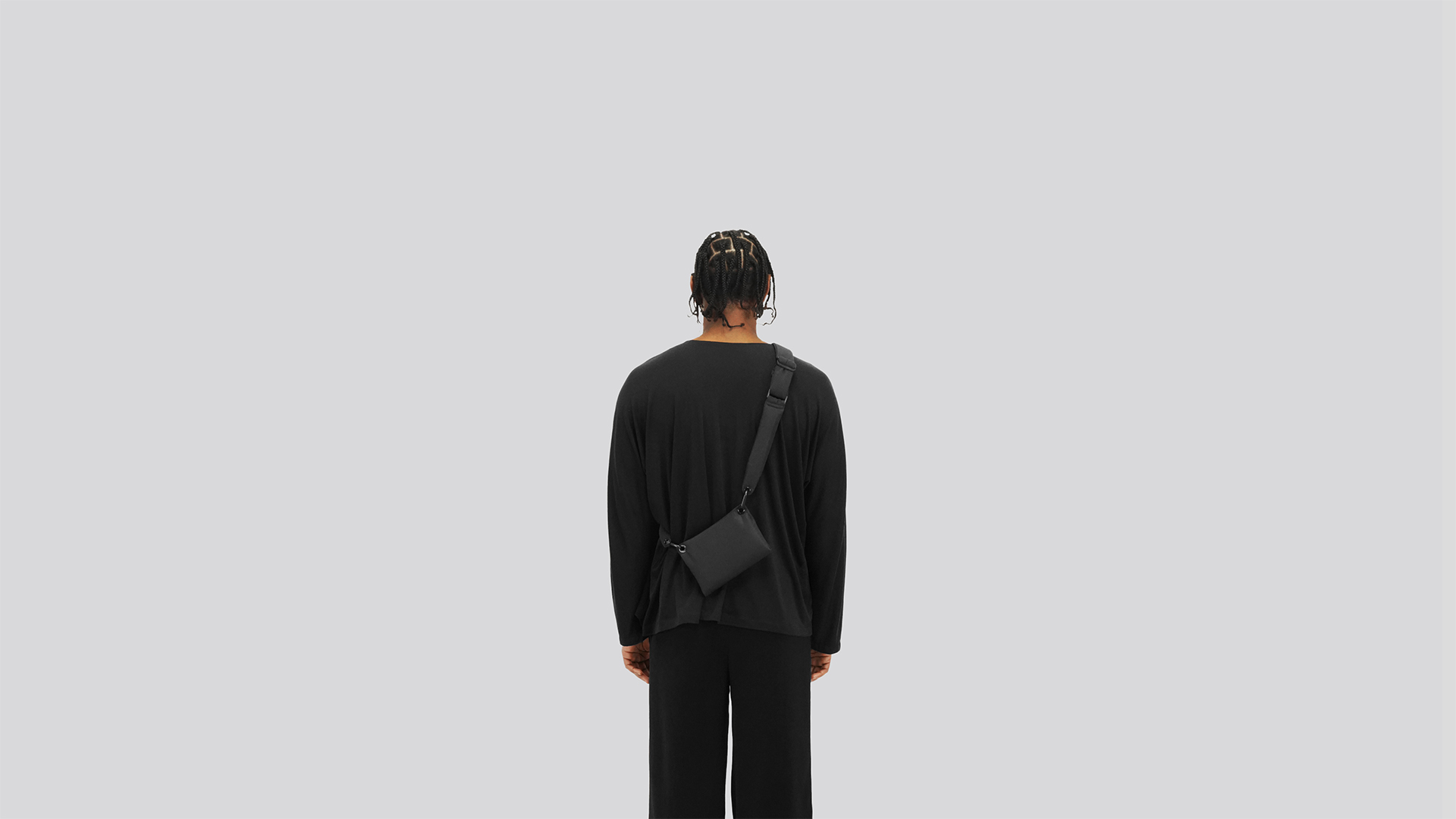 Sling Bag Black Desktop View 1
